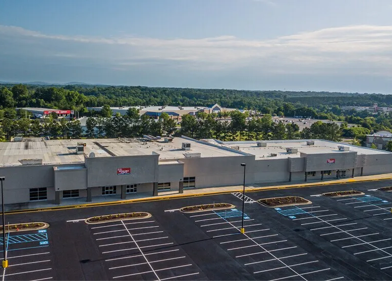Danville virginia Shopping Center developed for Goodwill and CubeSmart Self Storage